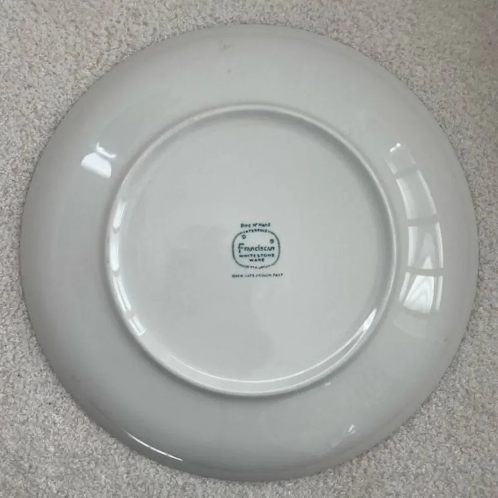 Franciscan Bird n Hand MCM Partridge Dinner Plates 10.25”